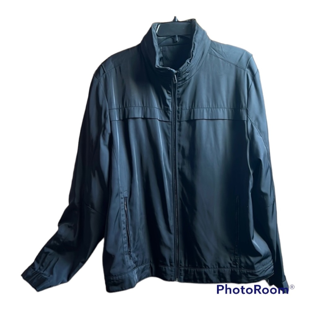 Men’s Calvin Klein black jacket, waterproof, brand new.
